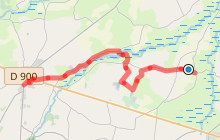 Itinéraire cyclable Périers - Etang des Sarcelles - Marchésieux