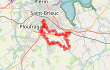 Circuit VTT n°15 - Plédran // Trégueux // St-Brieuc // Yffiniac // Ploufragan (rouge)