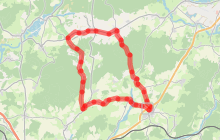 Boucle cyclable n°11 du Mont Vaulot (32 km) - Vosges du sud
